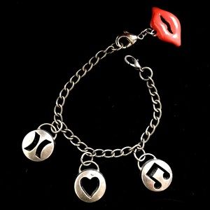 🖤HURLEY💕charms bracelet